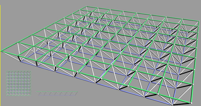 Square-on-Square Offset FDLG